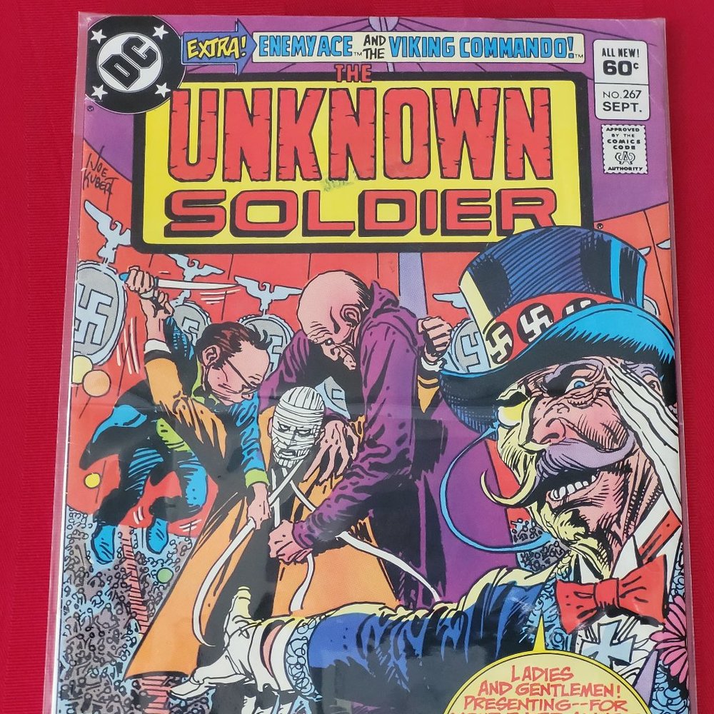 VINTAGE 1982, UNKNOWN SOLDIER COMIC BOOK, ISSUE #267!!!